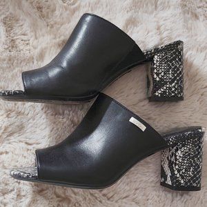 Calvin Klein snakeskin heels